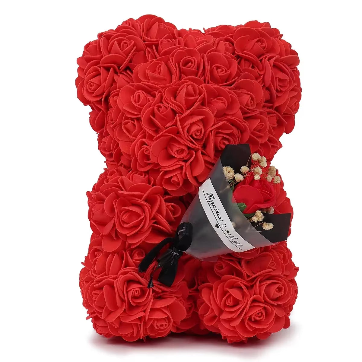 Girlfriend Birthday Gifts Women Rose Teddy Bear Artificial Flower Anniversary Valentines Day Birthday Gift Mothers Day Mom Gifts