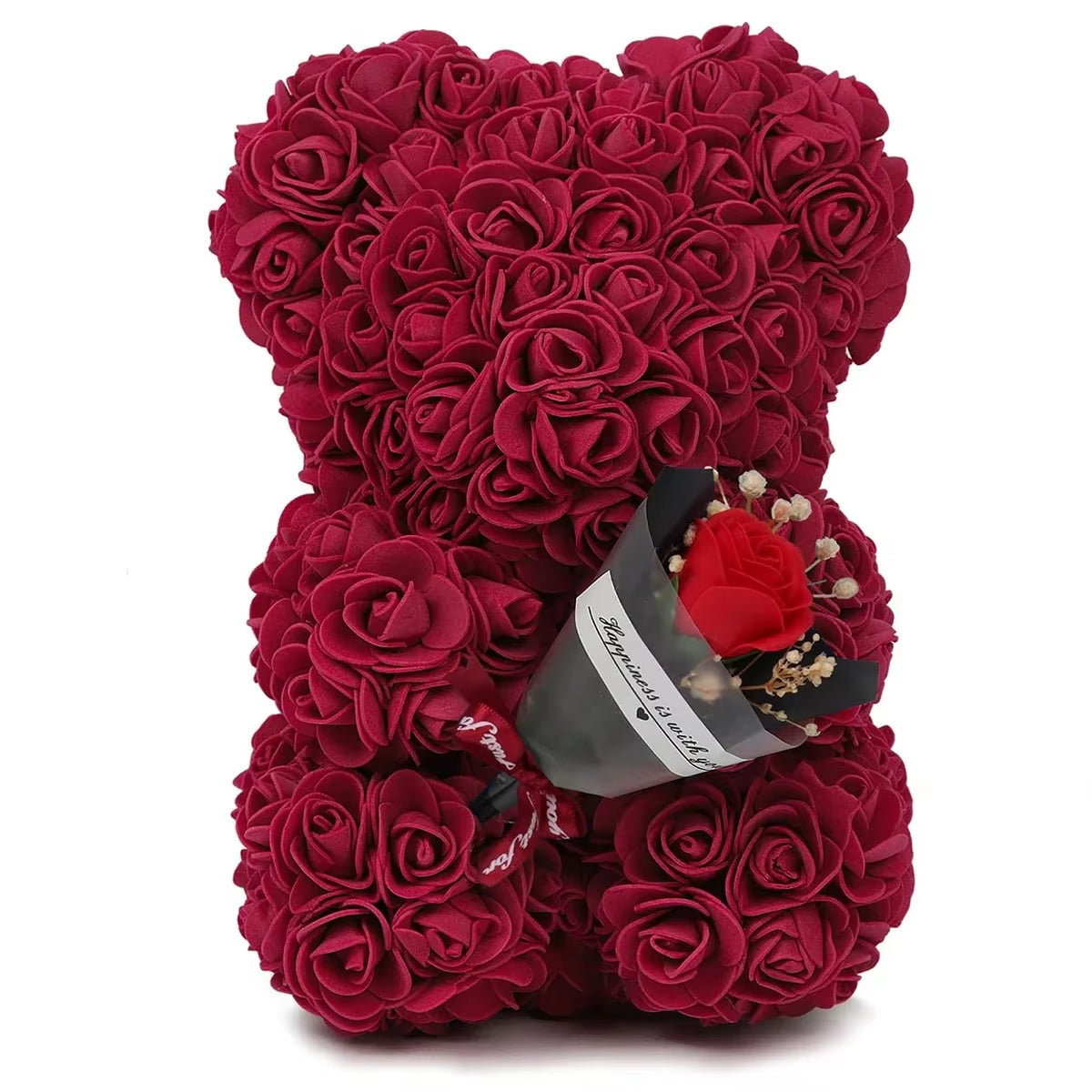 Girlfriend Birthday Gifts Women Rose Teddy Bear Artificial Flower Anniversary Valentines Day Birthday Gift Mothers Day Mom Gifts